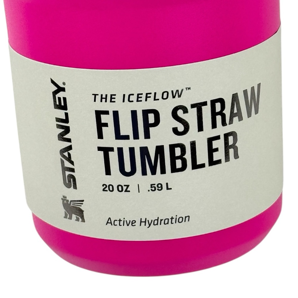 NWT Stanley 20 oz Go Flip Straw Tumbler Insulated Bottle Vivid Violet - Picture 6 of 11